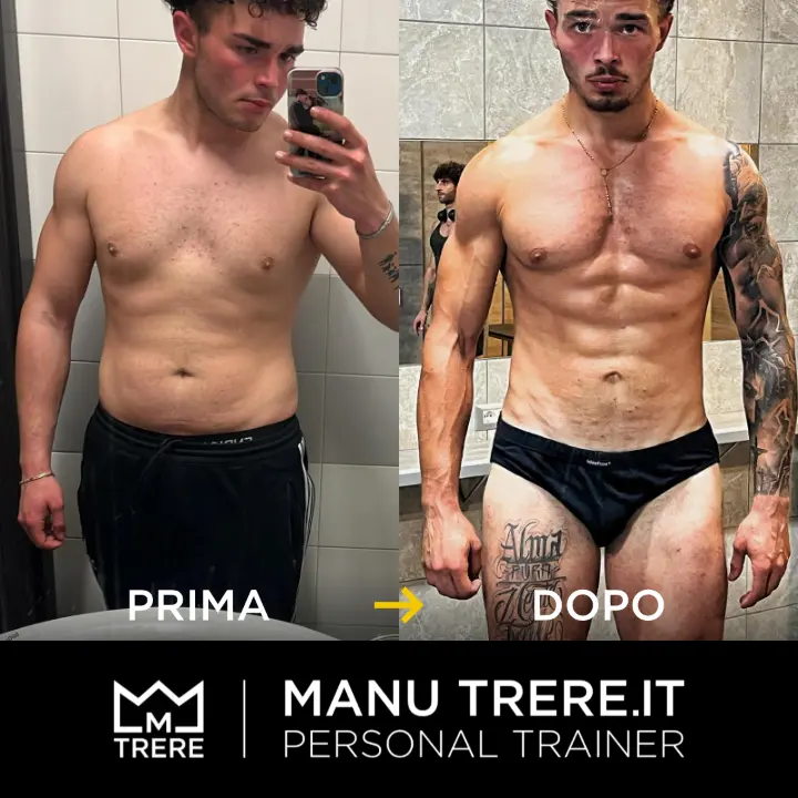 Coaching Online di Manu Trere, foto trasformazione cliente soddisfatto.