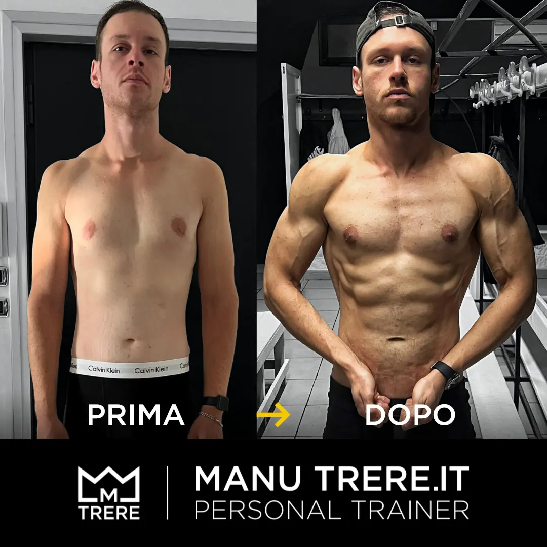 Coaching Online di Manu Trere, foto trasformazione cliente soddisfatto.