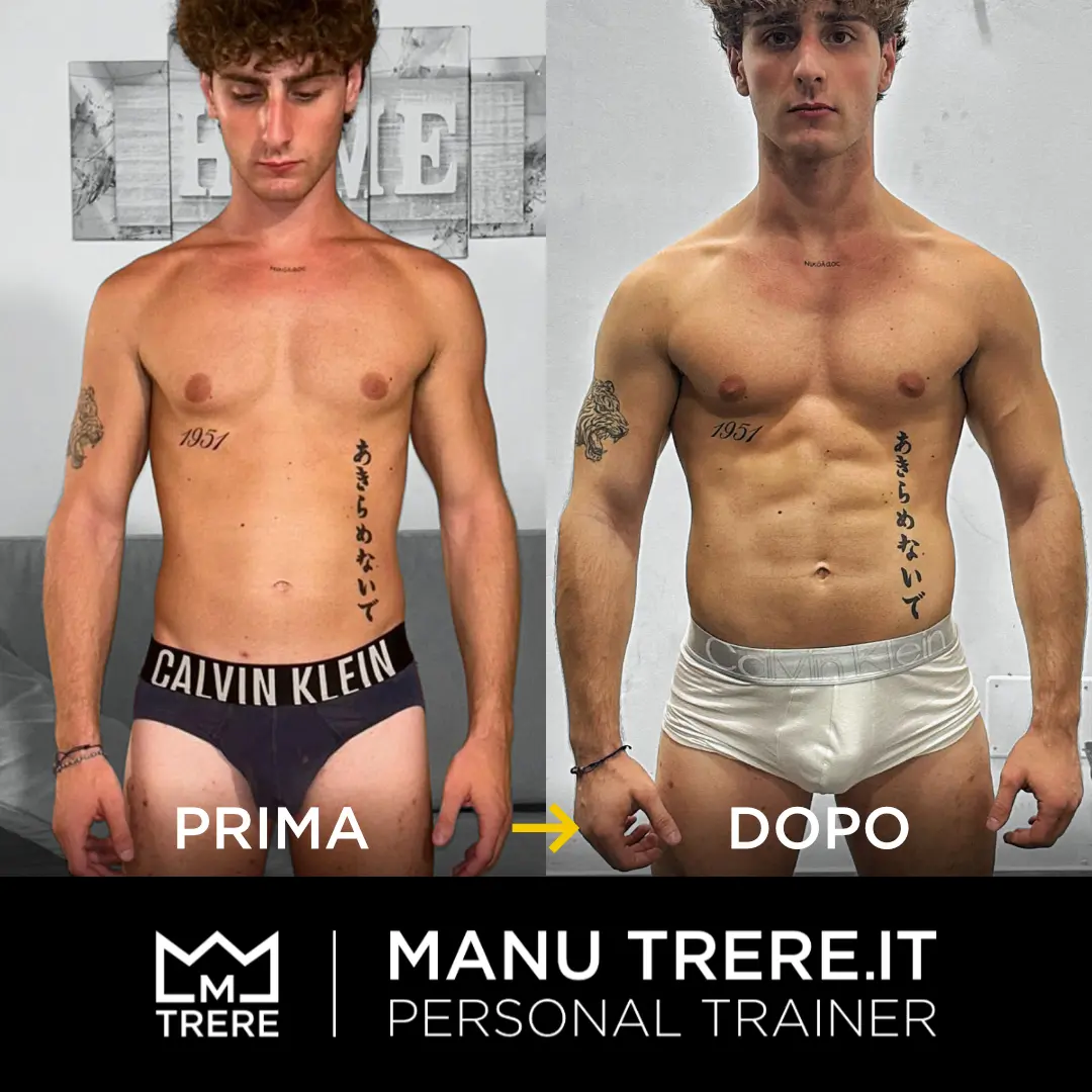 Coaching Online di Manu Trere, foto trasformazione cliente soddisfatto.