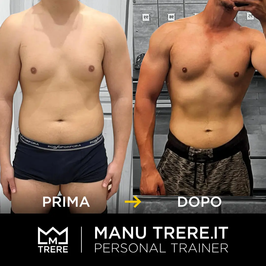 Coaching Online di Manu Trere, foto trasformazione cliente soddisfatto.