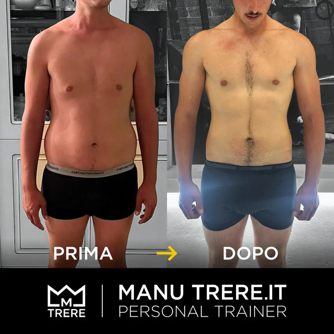 Coaching Online di Manu Trere, foto trasformazione cliente soddisfatto.