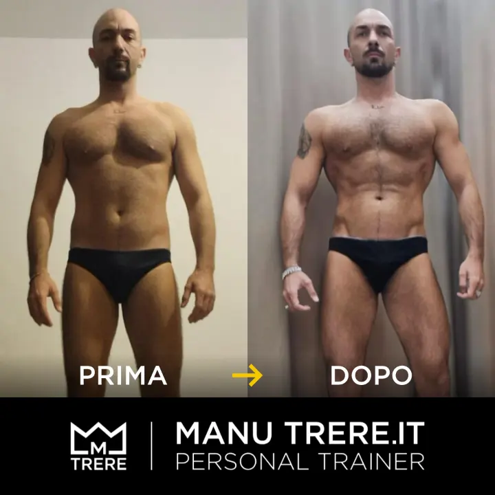 Coaching Online di Manu Trere, foto trasformazione cliente soddisfatto.