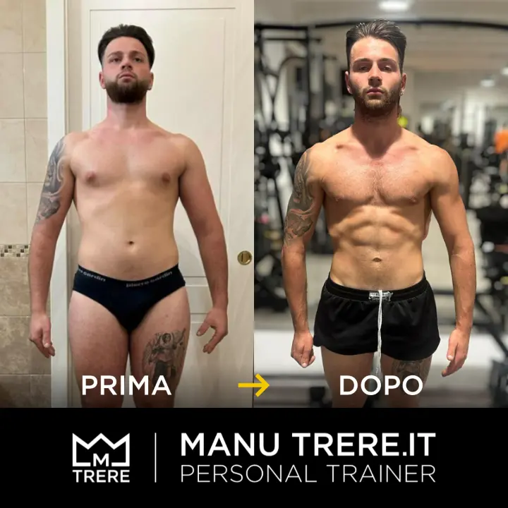 Coaching Online di Manu Trere, foto trasformazione cliente soddisfatto.