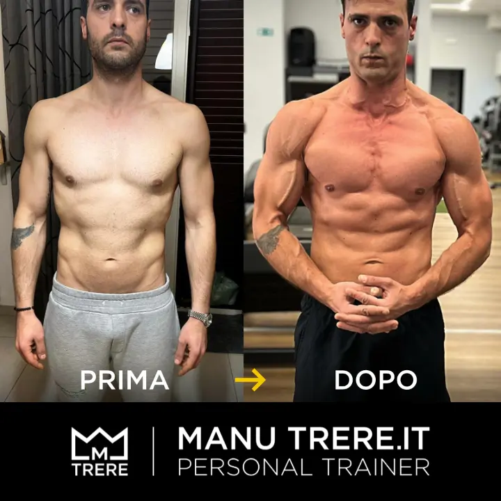 Coaching Online di Manu Trere, foto trasformazione cliente soddisfatto.