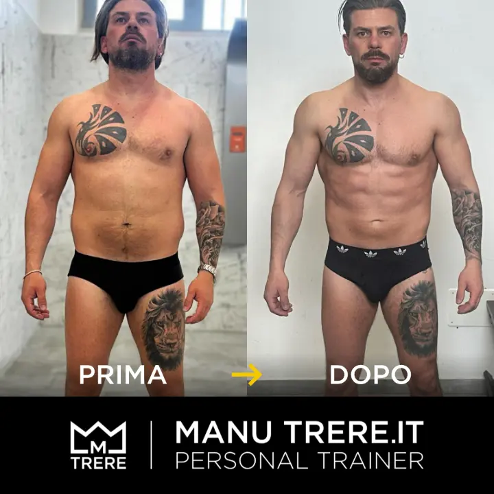 Coaching Online di Manu Trere, foto trasformazione cliente soddisfatto.